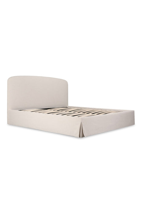Modern European furniture - Cream Storage Bed - www.oroa.com
