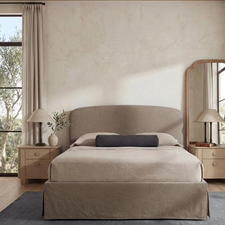 Slipcover Storage King Bed | Novi Living Joan