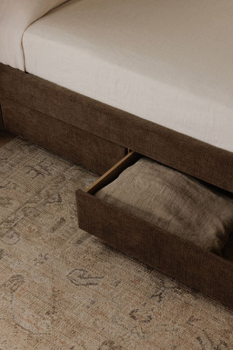 Modern European furniture - Upholstered Storage Bed - www.oroa.com
