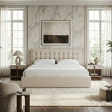 Modern European furniture - Tufted Storage Bed - www.oroa.com
