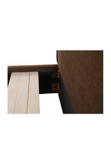 Modern European furniture - Piped Detail Storage Bed - www.oroa.com