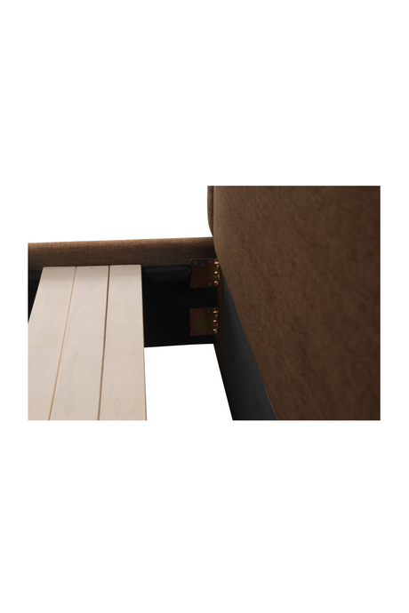 Modern European furniture - Piped Detail Storage Bed - www.oroa.com