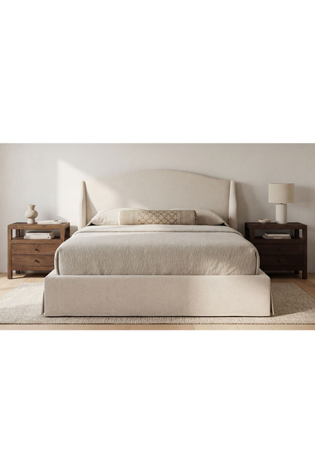 Modern European furniture - Wingback Framed Storage Bed - www.oroa.com