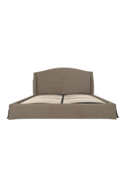Modern European furniture - Wingback Framed Storage Bed - www.oroa.com