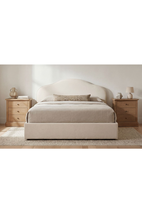 Modern European furniture - Arched Headboard Storage Bed - www.oroa.com
