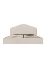 Modern European furniture - Arched Headboard Storage Bed - www.oroa.com