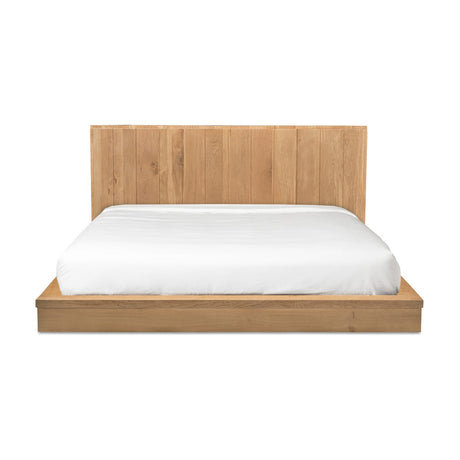 Modern European furniture - Solid Oak Wood Bed - www.oroa.com