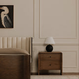 Modern European furniture - 2-Drawer Solid Oak Nightstand - www.oroa.com