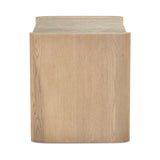 Modern European furniture - Marble Top Oak Nightstand - www.oroa.com