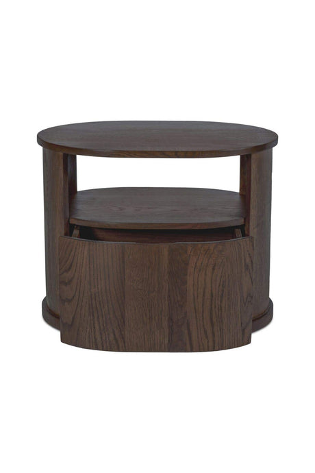 Modern European furniture - Oak 1-Drawer Nightstand - www.oroa.com