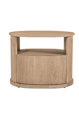 Modern European furniture - Oak 1-Drawer Nightstand - www.oroa.com