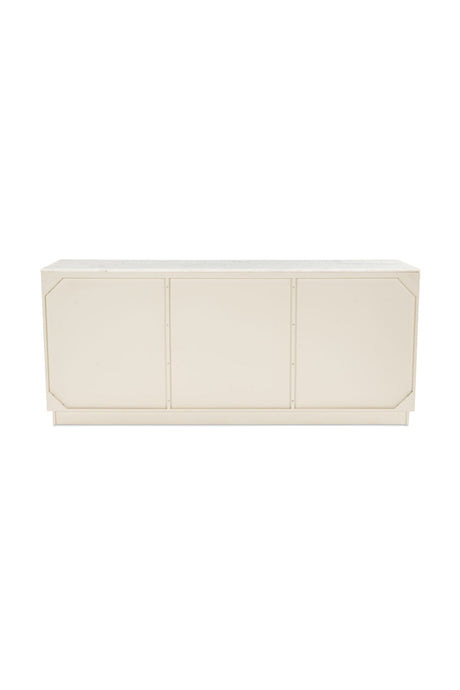 Modern European furniture - Marble Top Wooden Sideboard - www.oroa.com