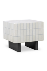 Modern European furniture - Glazed Concrete Outdoor Side Table - www.oroa.com