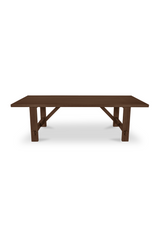 Modern European furniture - Slatted Teak Outdoor Dining Table - www.oroa.com
