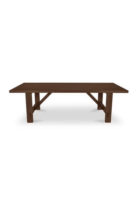 Modern European furniture - Slatted Teak Outdoor Dining Table - www.oroa.com