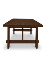 Modern European furniture - Slatted Teak Outdoor Dining Table - www.oroa.com