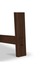 Modern European furniture - Slatted Teak Outdoor Dining Table - www.oroa.com