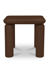 Modern European furniture - Brown Teak Outdoor Side Table - www.oroa.com
