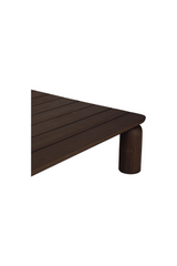 Modern or European furniture - Brown Teak Outdoor Coffee Table - link to oroa.com