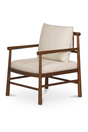 Modern European furniture - Sungkai Wood Framed Accent Chair - www.oroa.com