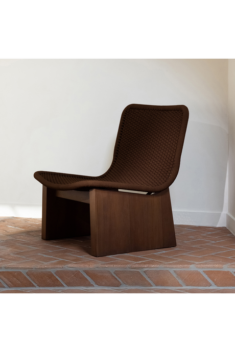 Modern European furniture - Handwoven Hyacinth Outdoor Accent Chair - www.oroa.com