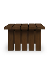 Modern European furniture - Slatted Teak Outdoor Coffee Table - www.oroa.com