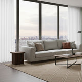 Modern European furniture - Slatted Teak Outdoor Side Table - www.oroa.com