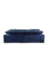 Modern European furniture - Corduroy Sectional Sofa - www.oroa.com