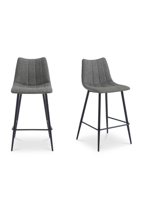 Modern European furniture - Vertical Stitched Counter Stools (2) - www.oroa.com