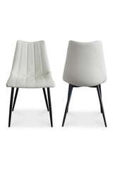 Modern European furniture - Vertical Stitched Dining Chairs (2) - www.oroa.com