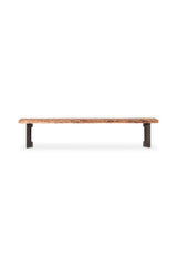 Modern European furniture - Rustic Natural Acacia Bench - www.oroa.com