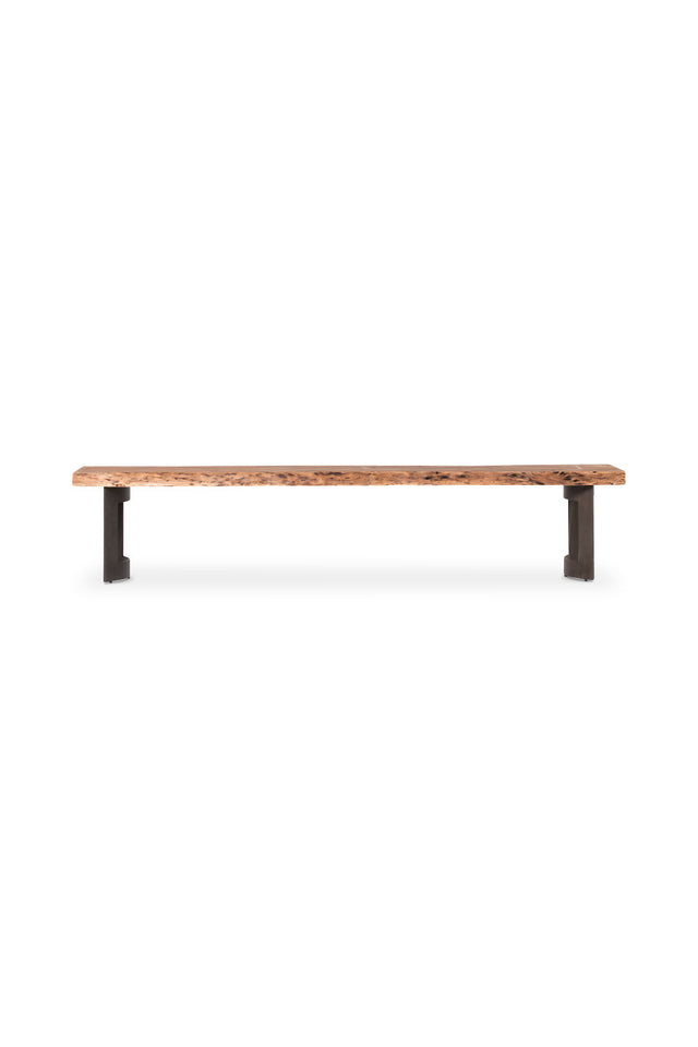 Modern European furniture - Rustic Natural Acacia Bench - www.oroa.com
