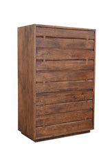 Modern European furniture - Solid Acacia 5-Drawer Chest - www.oroa.com