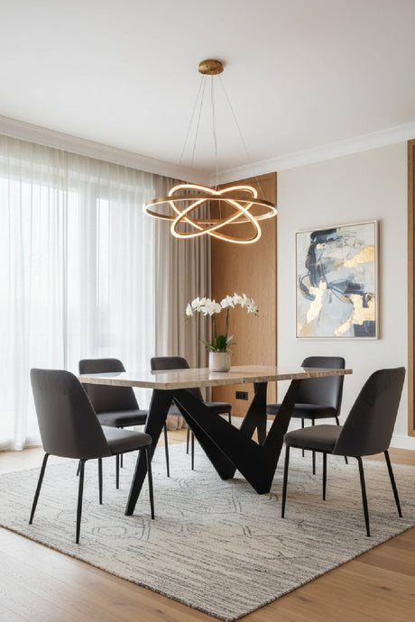 Modern European furniture - Sculptural Iron Base Console Table - www.oroa.com