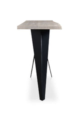 Modern European furniture - Sculptural Iron Base Console Table - www.oroa.com