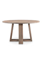 Modern European furniture - Whitewashed Acacia Round Dining Table - www.oroa.com