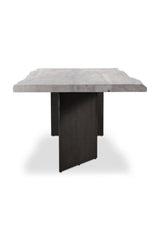Modern European furniture - Whitewashed Acacia Dining Table - www.oroa.com