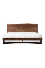 Modern European furniture - Rustic Natural Acacia Bed - www.oroa.com