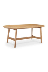 Modern European furniture - Oak Scandinavian Dining Table S - www.oroa.com