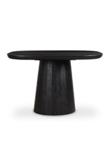Modern European furniture - Black Acacia Dining Table - www.oroa.com