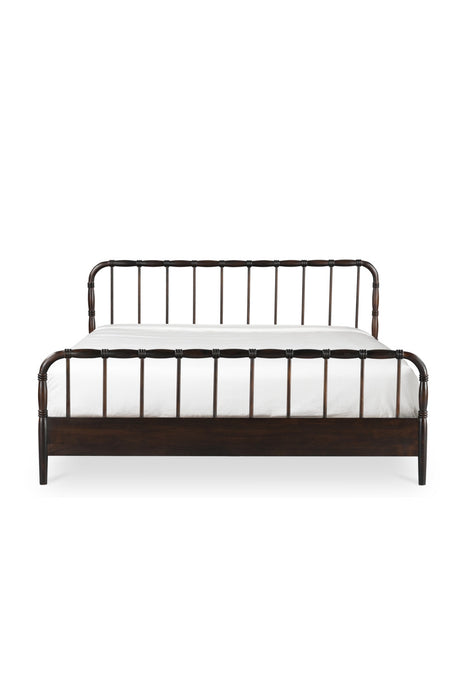 Modern European furniture - Acacia Wood Bed - www.oroa.com
