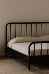 Modern European furniture - Acacia Wood Bed - www.oroa.com