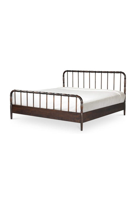 Modern European furniture - Acacia Wood Bed - www.oroa.com