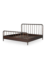 Modern European furniture - Acacia Wood Bed - www.oroa.com
