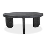 Modern European furniture - Acacia Legged Round Coffee Table - www.oroa.com
