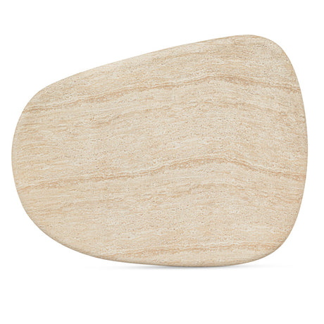 Modern European furniture - Travertine Look Indoor/Outdoor Coffee Table - www.oroa.com