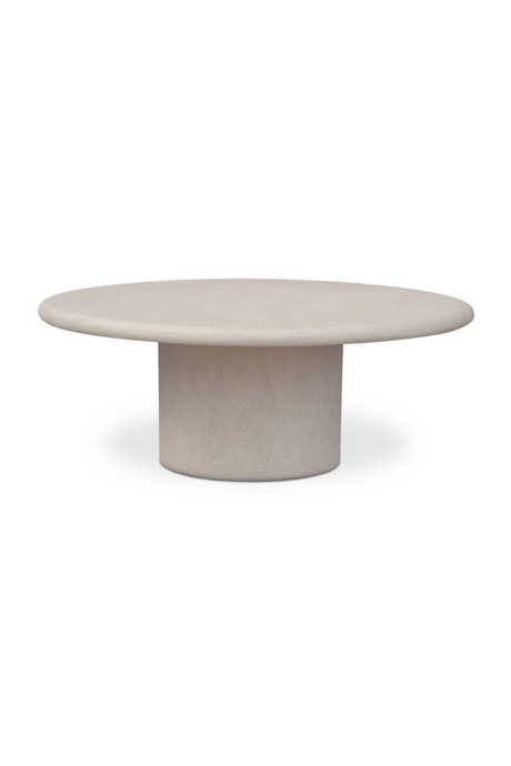 Modern European furniture - Concrete Oval Outdoor Dining Table - www.oroa.com