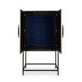 Modern European furniture - Solid Oak Bar Cabinet - www.oroa.com