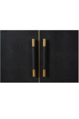 Modern European furniture - Vegan Leather 4-Door Sideboard - www.oroa.com