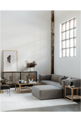 Modern European furniture - Vegan Leather 4-Door Sideboard - www.oroa.com